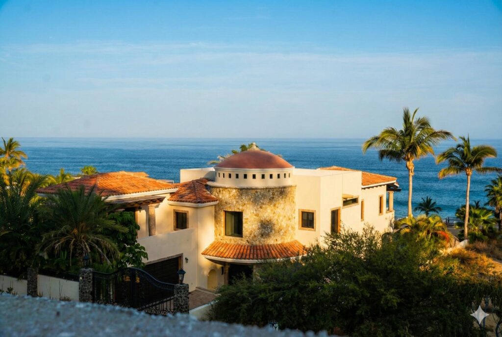 Los Cabos Villas Del Mar At Del Mar, homes are designed to feel calm, comfortable, and deeply personal. Each residence reflects the family who lives there—never a one-size-fits-all approach.Estate Villa 495 was thoughtfully tailored to embrace Cabo's natural rhythm and indoor-outdoor way of living. A complete redesign of the sun-filled pool deck brought new life to the home while preserving the memories already made. Set cliffside, just one row off the beach, the setting feels peaceful and expansive, where ocean air and open – Calle Tiburon, by Palmilla Sur, San Jose Corridor, BS