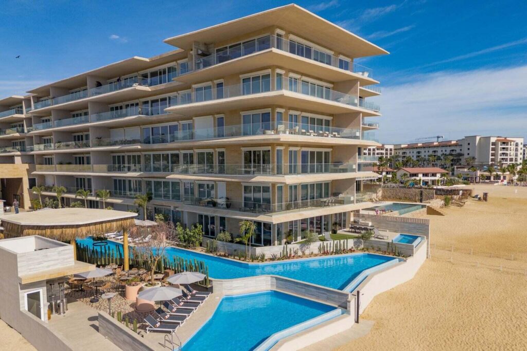 Los Cabos Albaluz This two-bedroom ALBALUZ residence boasts stunning oceanfront and beachfront – 203 Bahía de las Palmas, San Jose del Cabo, BS