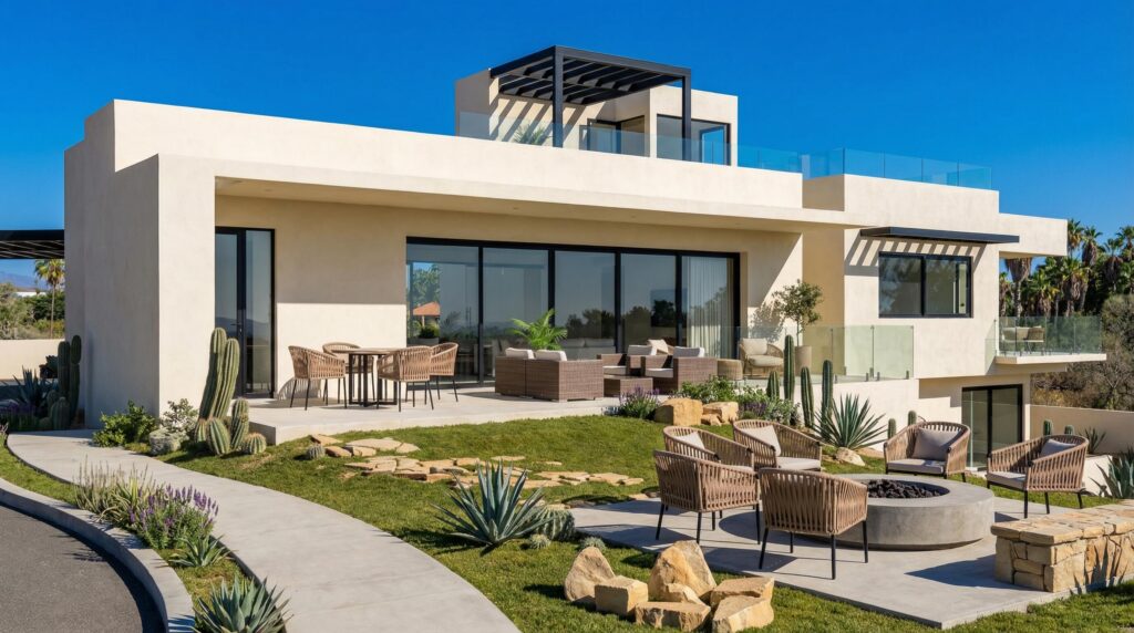 Los Cabos Solesta Introducing Solesta Luxury Residences, perched upon the highest elevation within Club Campestre, San Jose del Cabo. Commanding spectacular ocean, mountain, and golf course – S/N balcones, Cabo San Lucas, BS