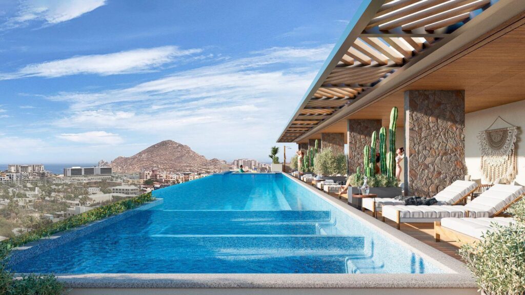 Los Cabos Terra 192 Condo for Sale at Terra 192 | Downtown Cabo San LucasExclusive condo in Terra 192, a boutique pre-construction development located in downtown Cabo San Lucas, just minutes from the Marina, beaches, restaurants, shops, and essential services.This third-floor unit offers 83 m² of construction, featuring 1 bedroom + flex room, 2 full bathrooms, a private terrace with city – Tramonti Paradiso LOWEST PRICE, Cabo Corridor, Cabo Corridor, BS